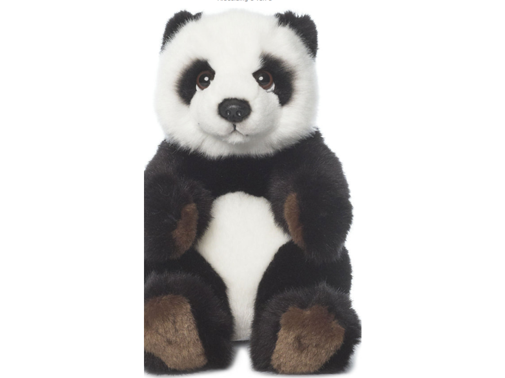 Siddende panda på 15 cm fra WWF