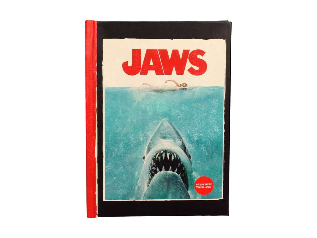 Jaws notesbog med lys