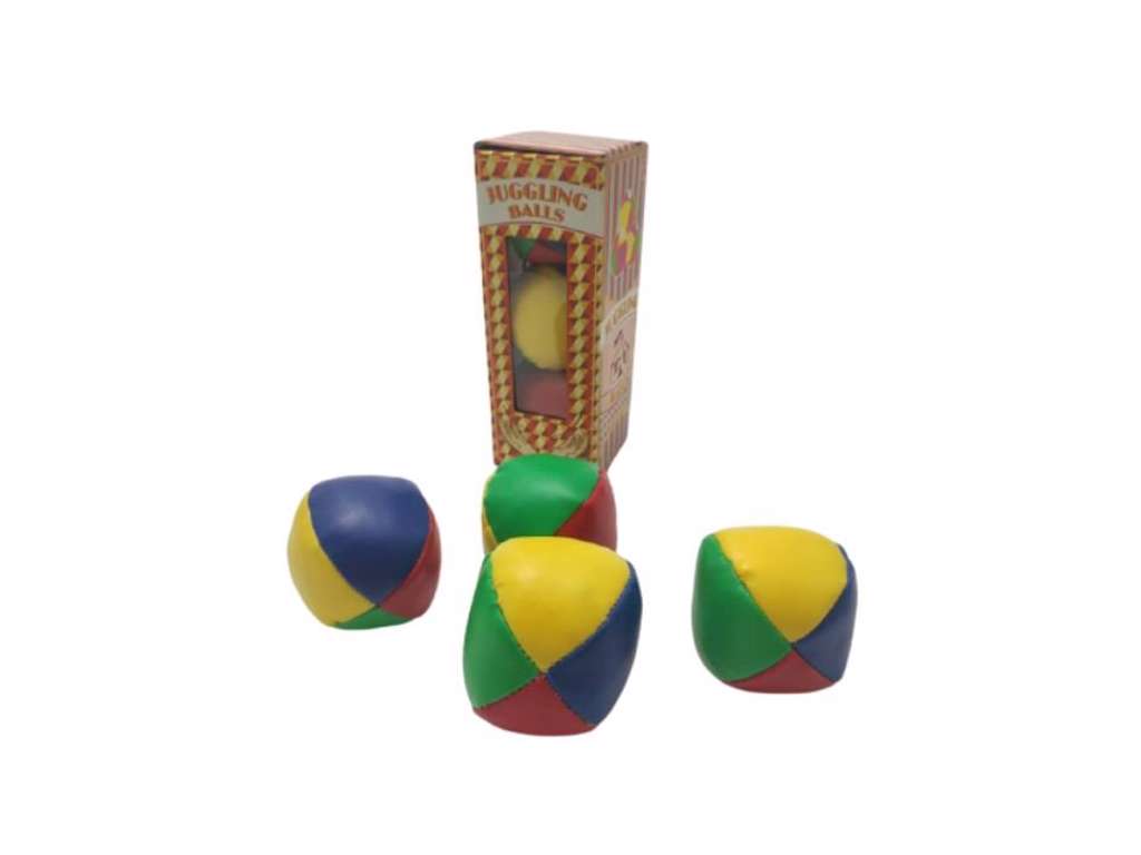 Jonglørbolde 3 stk på 6 cm