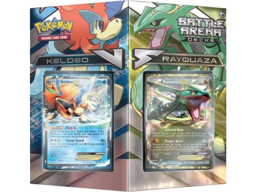 Pokémon Battle Arena Deck med Keldeo og Rayquaza