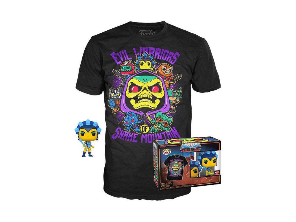 Masters of the Universe POP! & Tee Box Evil-Lyn Størrelse Medium