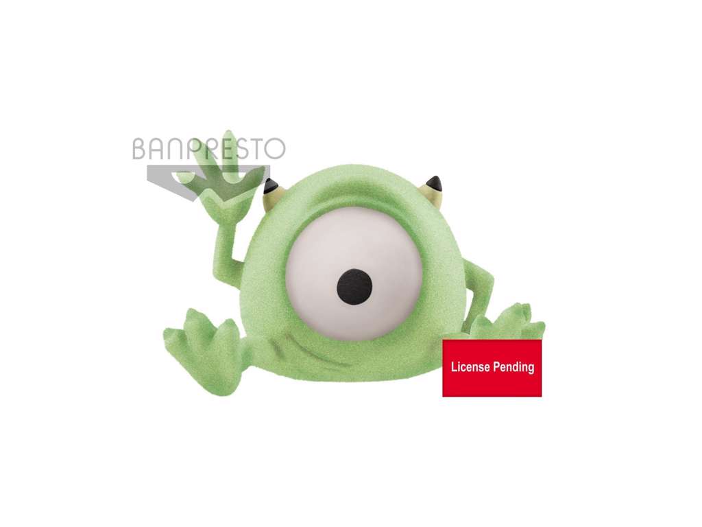 Disney Pixar Fluffy Puffy Petit mini figur af Mike (Monsters Inc.) på 3 cm