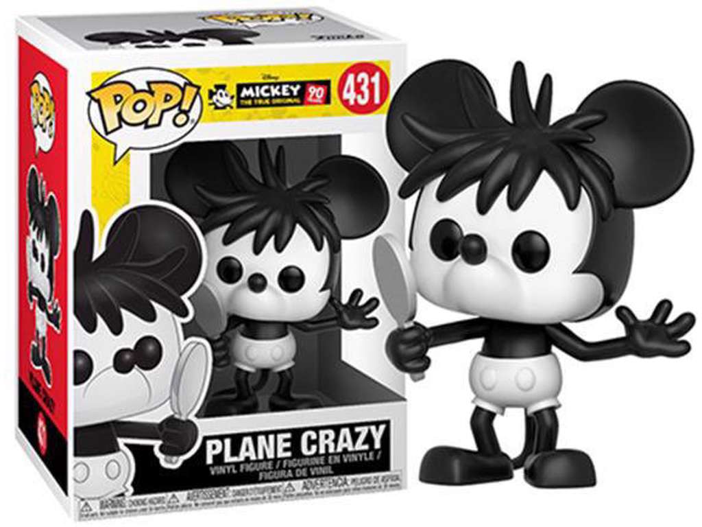 Mickey Mouse 90th Anniversary POP! vinyl figur af Plane Crazy på 9 cm
