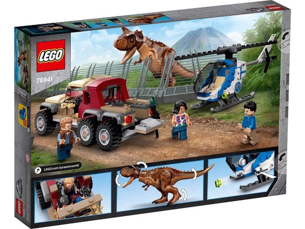 Lego Jurassic World - Carnotaurus-dinosaurjagt - 76941