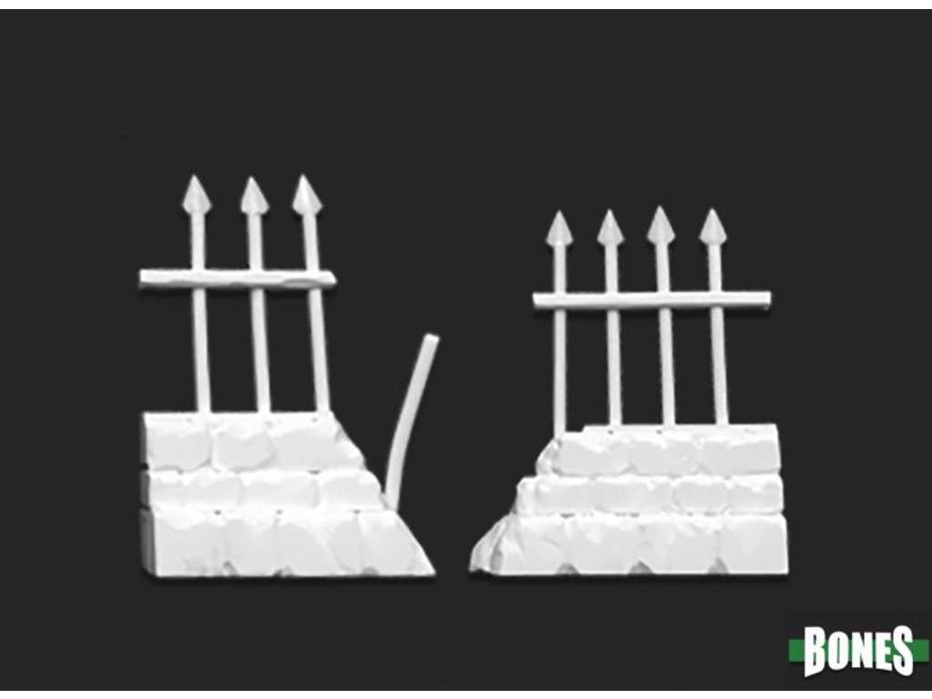 Graveyard ruined fences (2) figur fra Reaper