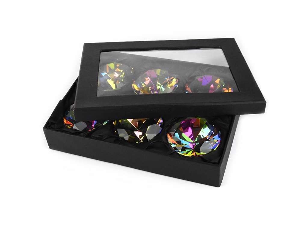 Multifarvet diamant på 8 cm