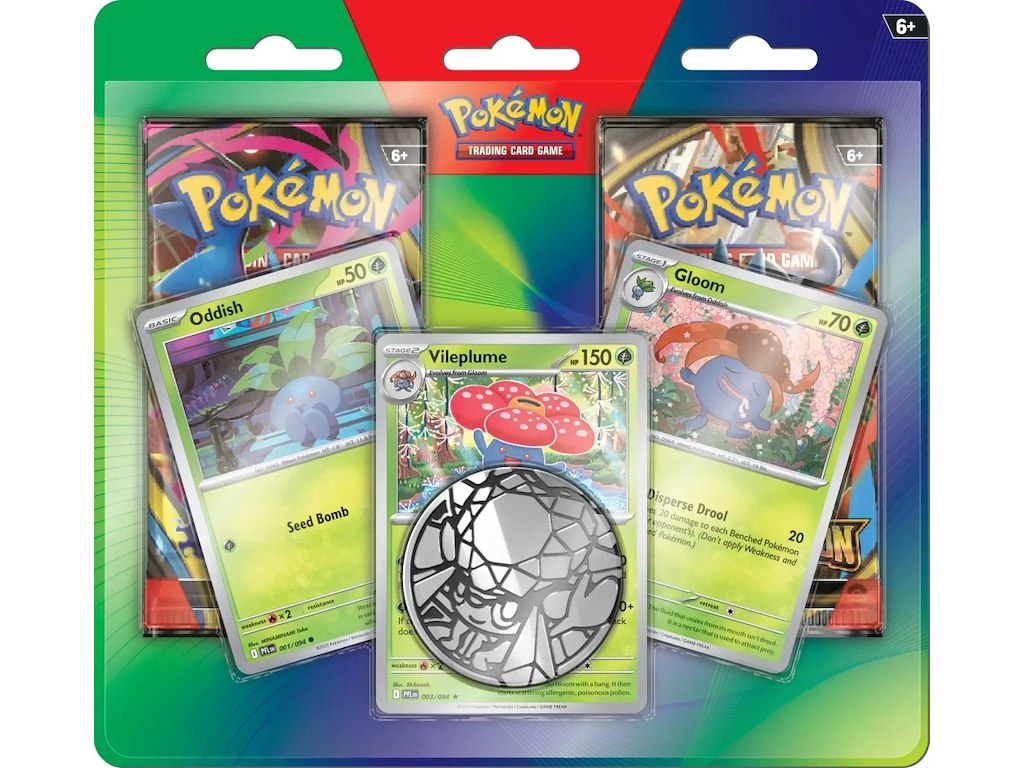 Pokémon - Enhanced 2 Booster Blister: Oddish, Gloom & Vileplume