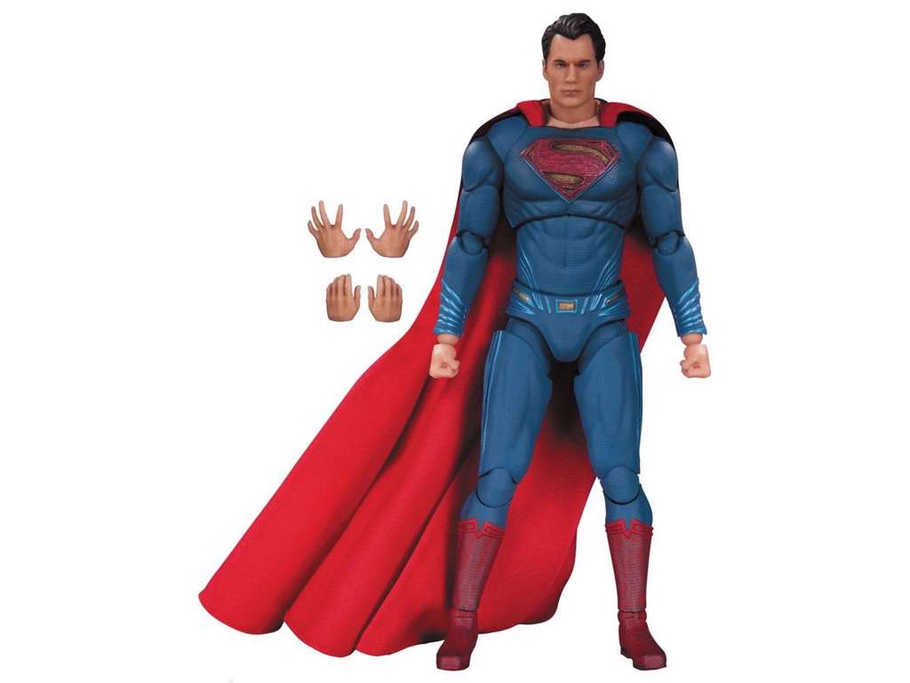 DC Films Batman v Superman Dawn of Justice action figure af Superman på 17 cm