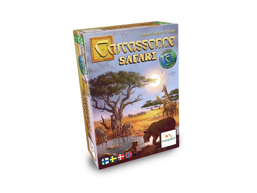 Carcassonne Safari (Nordic) - brætspil fra Lautapelit