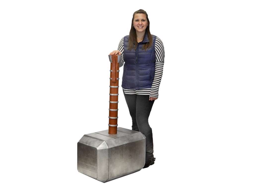 Marvel Comics Oversized Replica Mjolnir - Thor's Hammer på 122 cm