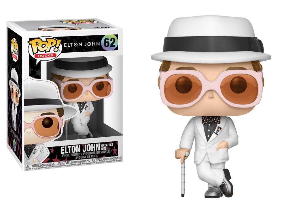 Elton John POP! vinyl figur af Elton John Greatest Hits på 9 cm