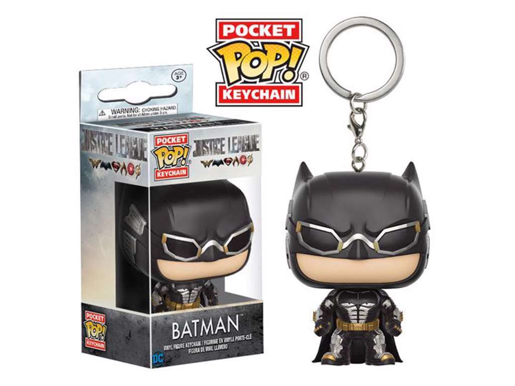 Justice League Pocket POP! nøglering med Batman på 4 cm