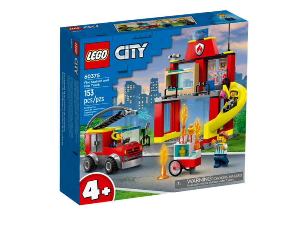 LEGO City Fire - Brandstation og brandbil - 60375