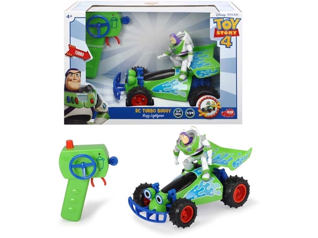 Fjernstyret Toy Story bil med Buzz i 1:24