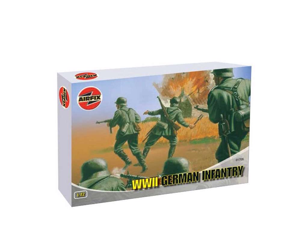 WWII German Infantry 1:72 figurer Airfix
