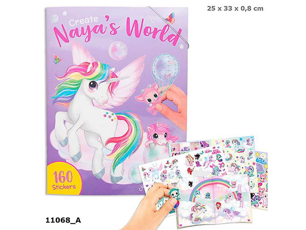 Ylvi & the Minimoomis Create Naya´s World aktivitetsbog