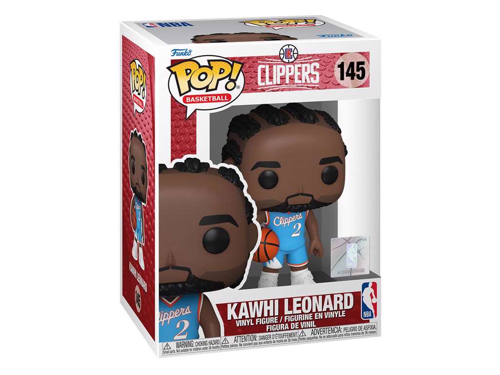 NBA Clippers POP! Basketball Vinyl Figure Kawhi Leonard (City Edition 2021) 9 cm