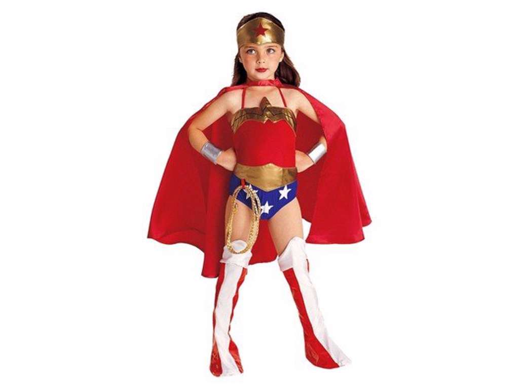 Wonder Woman kostume fra Rubies 8-10 år