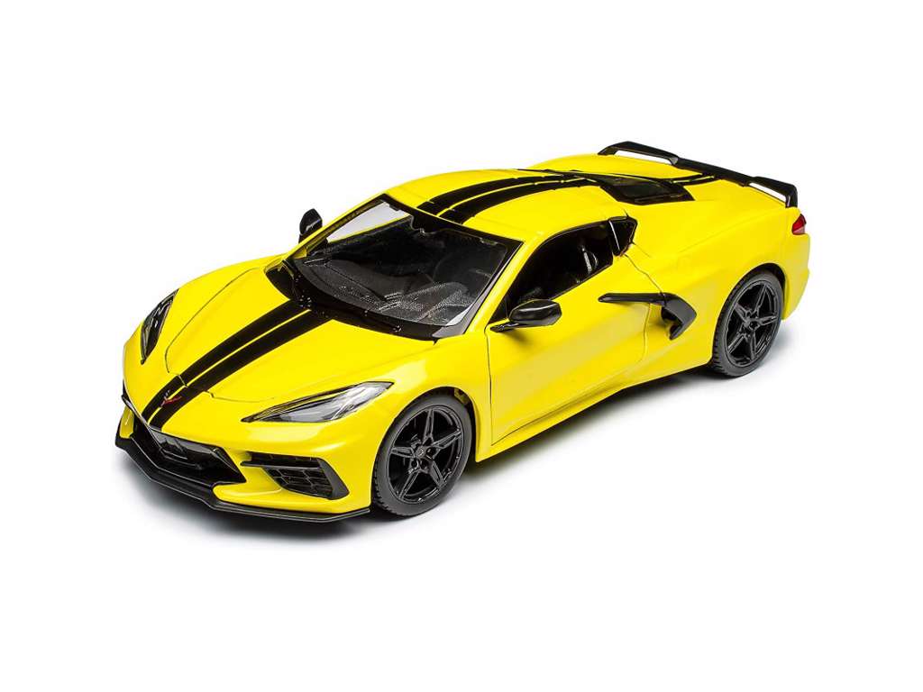 2020 Chevrolet Corvette C8 1:24 gul