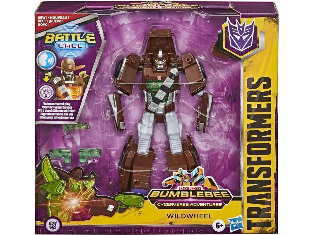 Transformers Cyberverse Adventures Battle Call action figur af Wildwheel på 13 cm