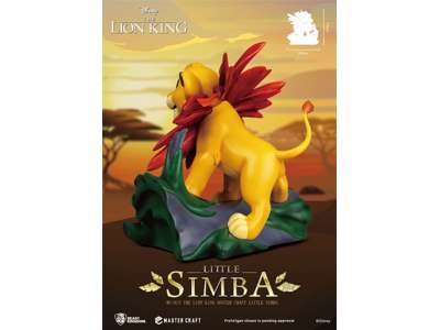 Disney The Lion King Master Craft statue af Little Simba på 31 cm