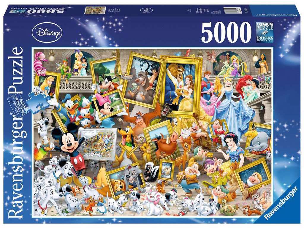 Disney karakterer puslespil med 5000 brikker fra Ravensburger