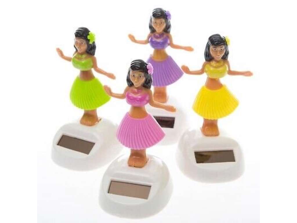 Dansende hulapige med solceller