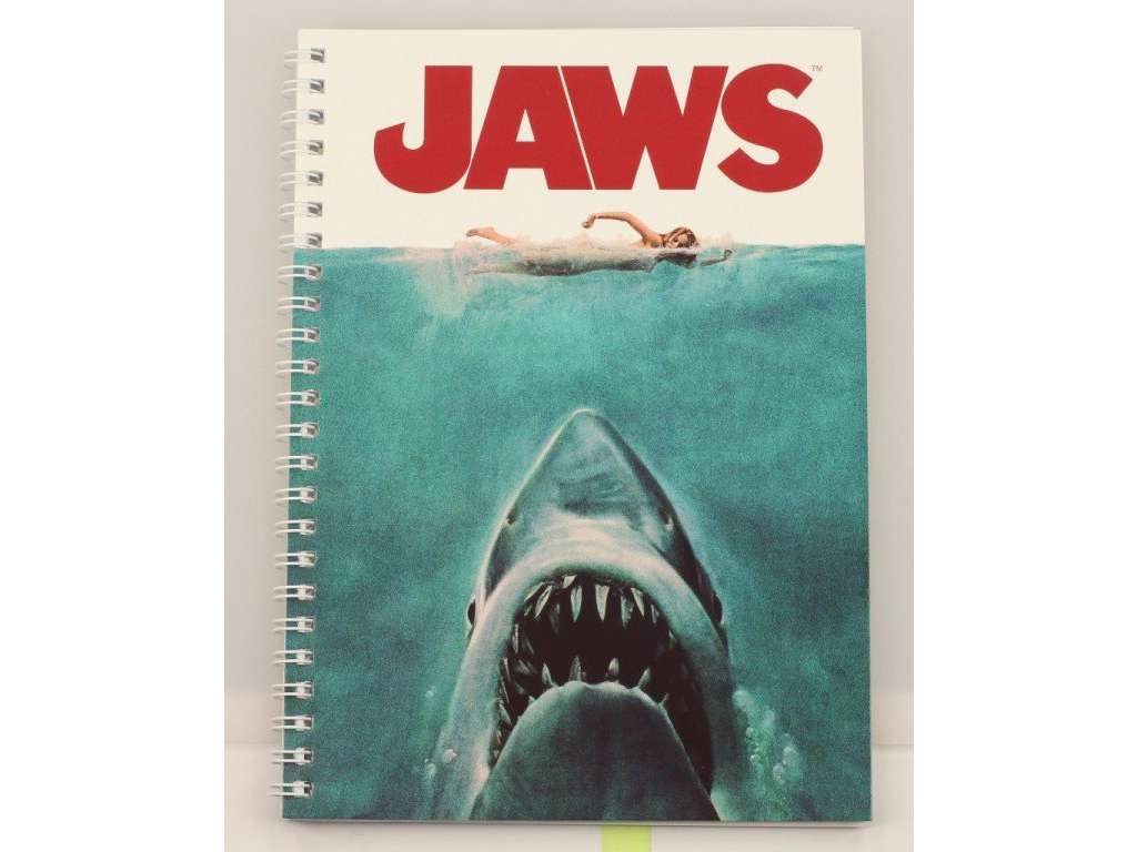 Jaws notesbog med spiralryg