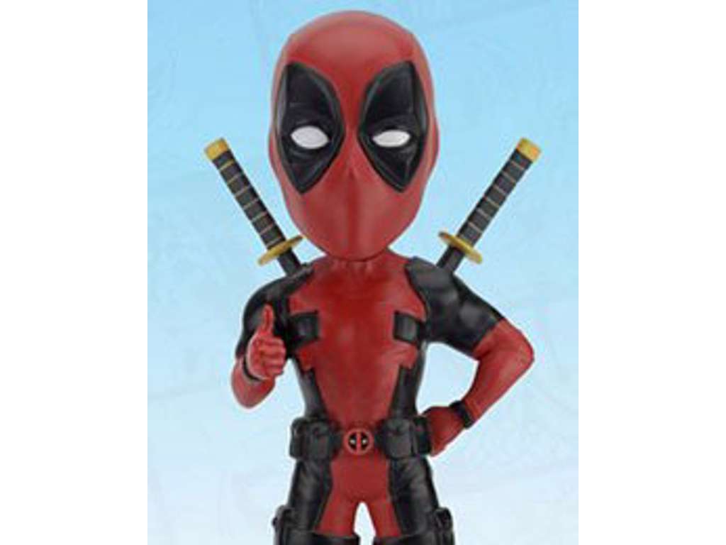 Marvel Comics Head Knocker Bobble-Head af Deadpool på 20 cm