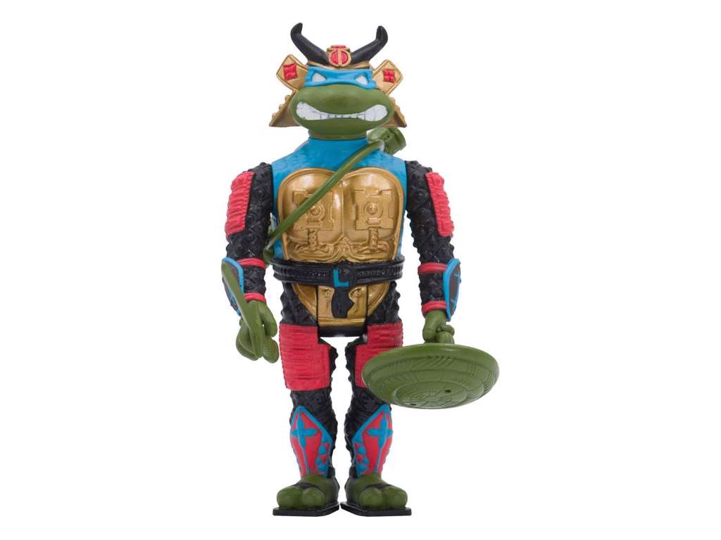Teenage Mutant Ninja Turtles ReAction Samurai Leonardo actionfigur på 10 cm