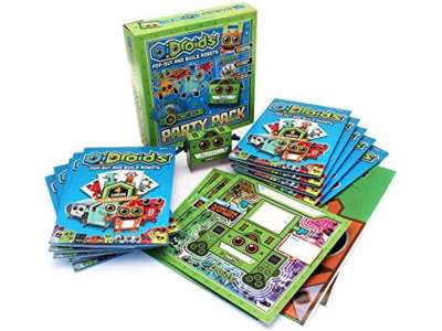 OiDroids (Robot) fest og fødselsdags sæt - Invitationer & robotter.