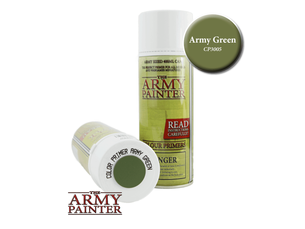 Army Green Spray Colour Primer til figurer