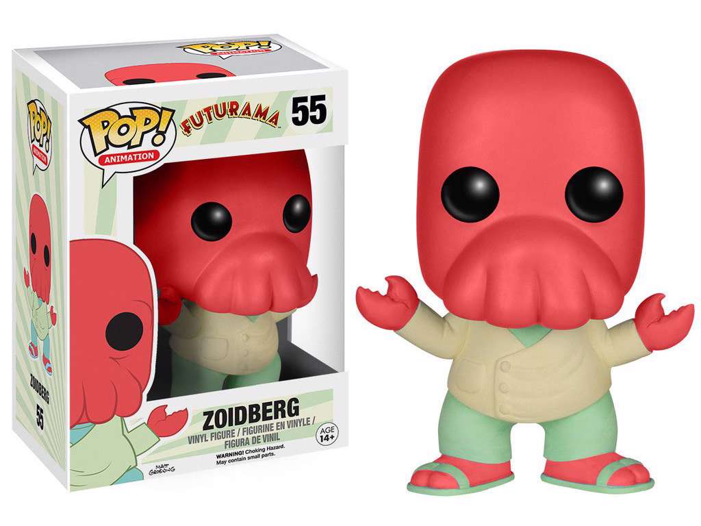 Futurama POP! vinyl figur af Zoidberg på 9 cm