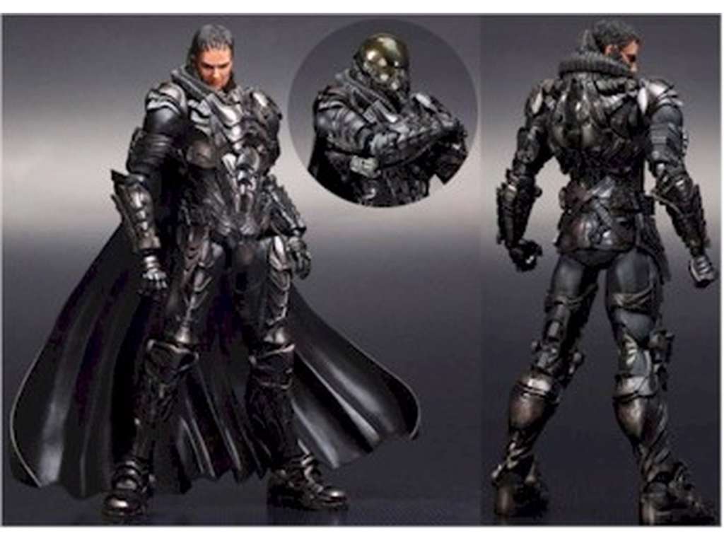 General Zod - Man of steel figur på 25 cm Play Arts