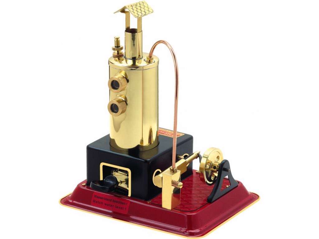 Dampmaskine D3 Sort/Messing fra Wilesco