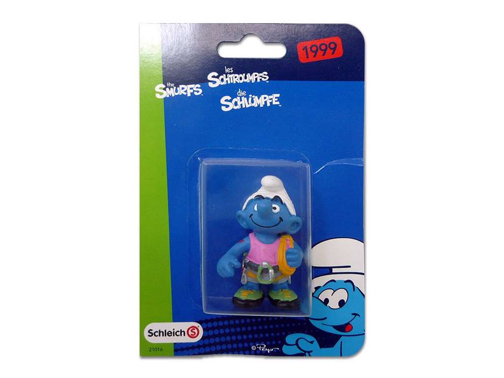 Klassisk 1999 Klatre Smølf fra Schleich