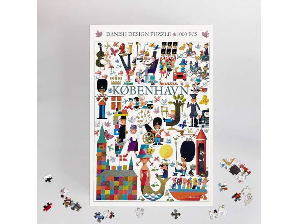 København puslespil på 1000 brikker fra Ib Antoni