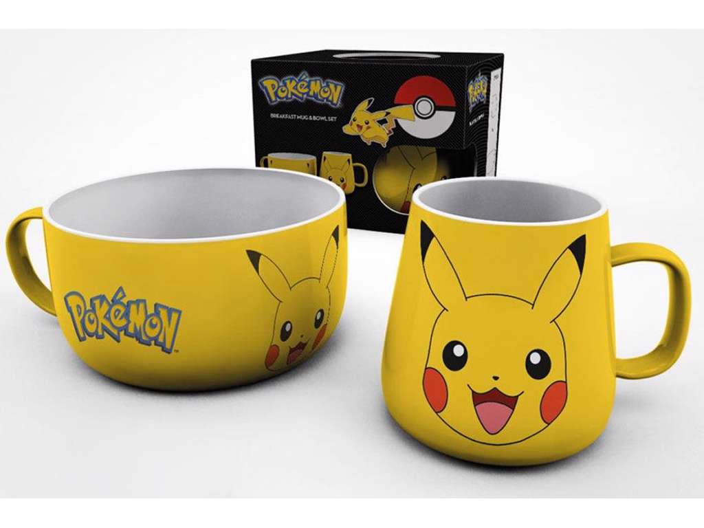 Pokémon morgenmadssæt med Pikachu