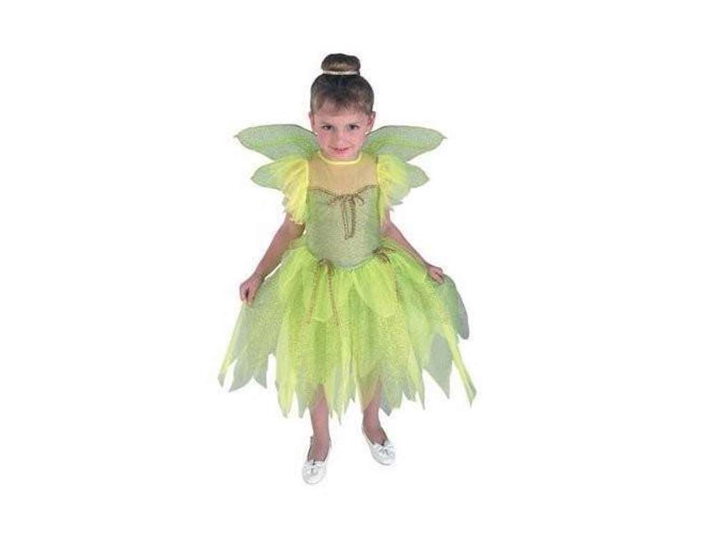 Castles in the sky - klokkeblomst kostume 8-10 år med vinger