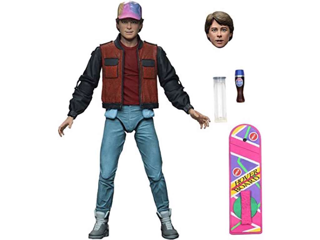 Back to the Future Part II action figur af Ultimate Marty McFly på 18 cm