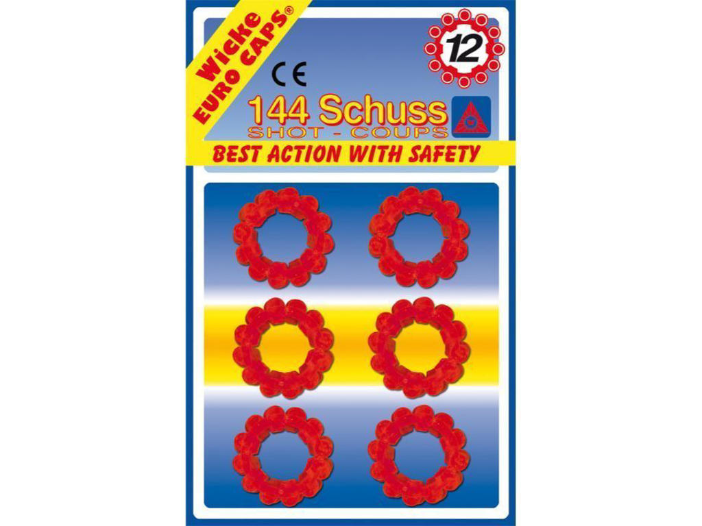 Krudt 12 skuds ruller, 144 skud