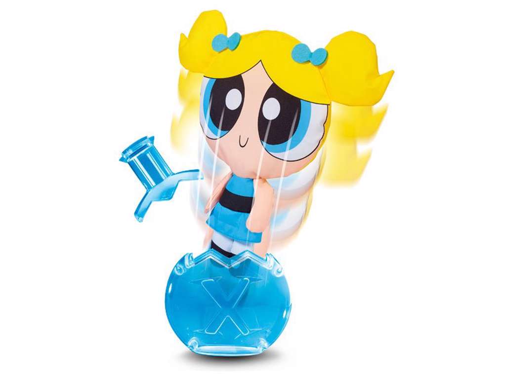 PowerPuff kludedukke med flaske - Bobbel