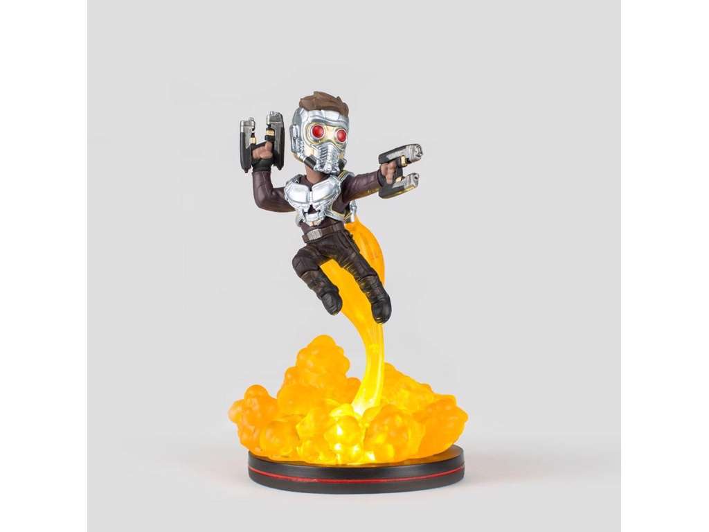 Marvel Comics Light-Up Q-Fig figur af Star Lord på 16 cm