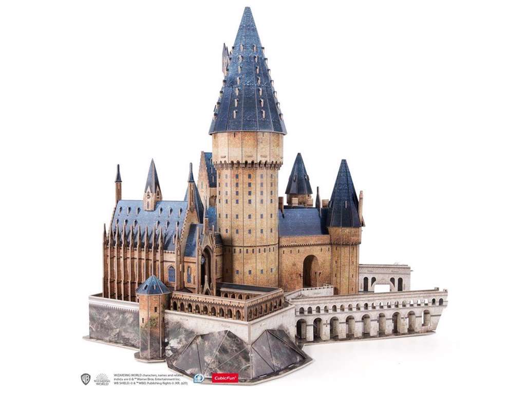 Hogwarts Great Hall 3D puslespil med 187 brikker