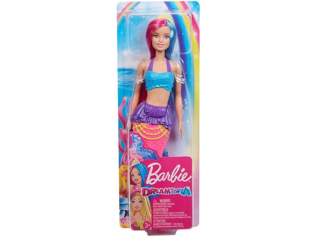Barbie Dreamtopia havfrue - blå top