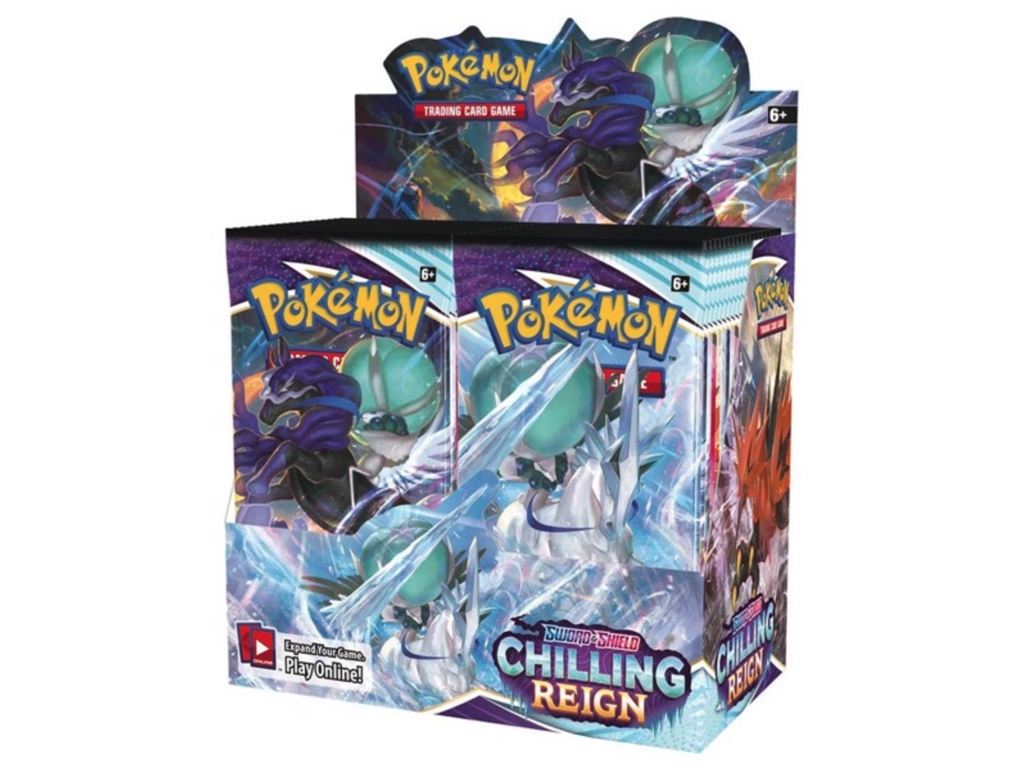 Pokémon: Sword & Shield Chilling Reign Booster Display