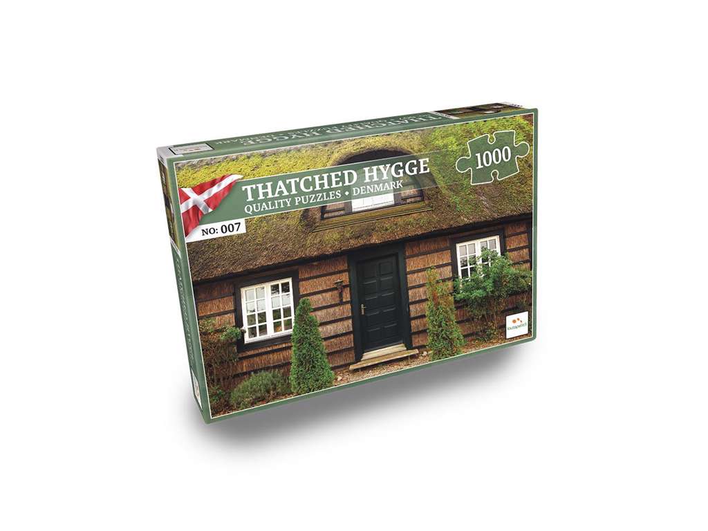 Nordic Quality Puzzles - Thatched Hygge (1000 pieces) - brætspil fra Lautapelit