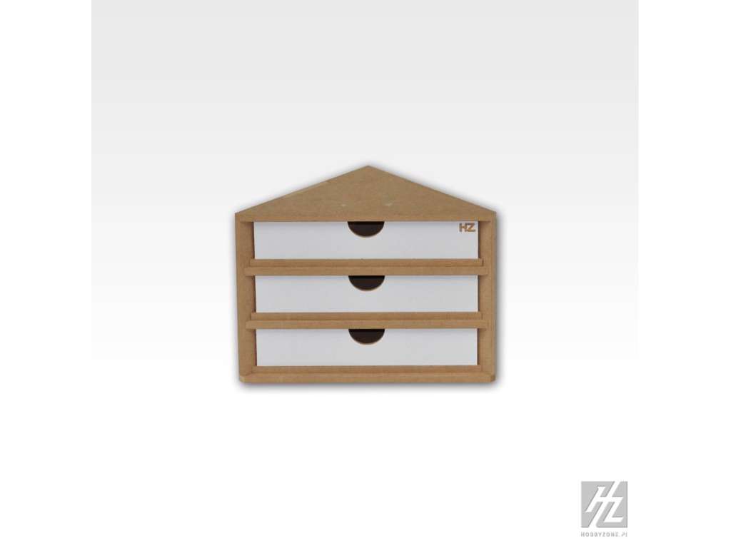 Ending Corner Drawers Module - Hjørnemodul med 3 skuffer