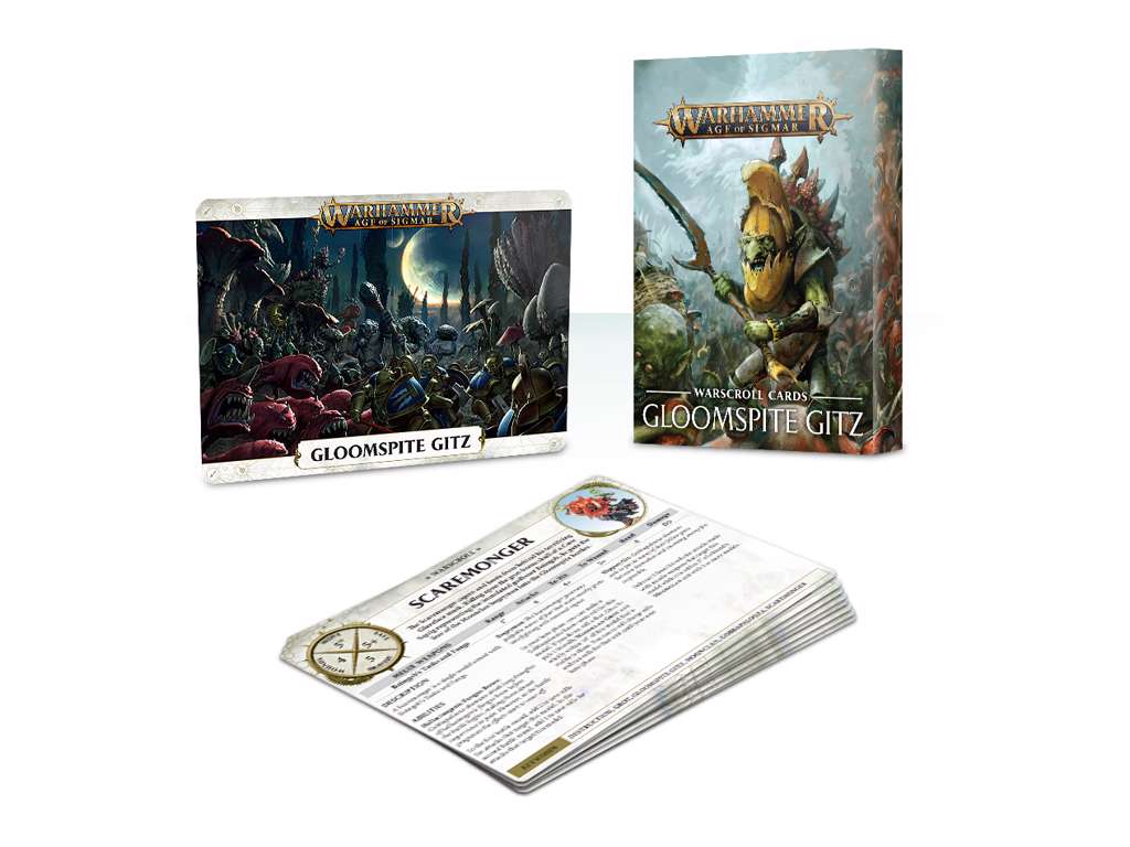 Gloomspite Gitz Warscroll Cards