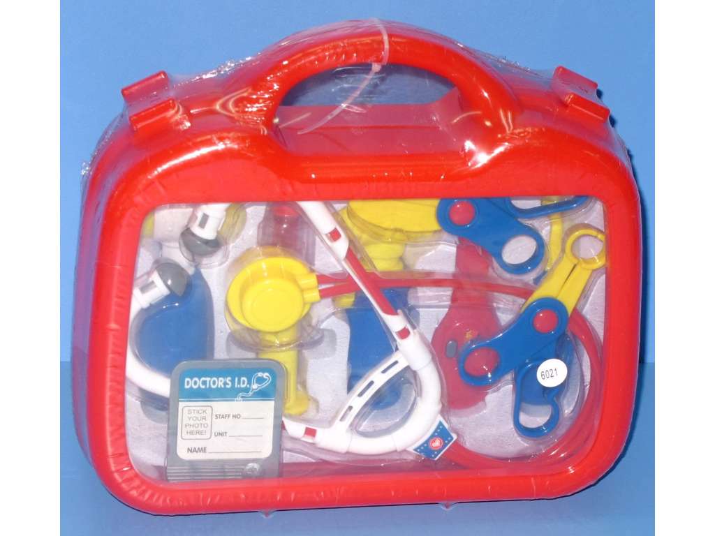 Doktor/lægetaske med 9 dele